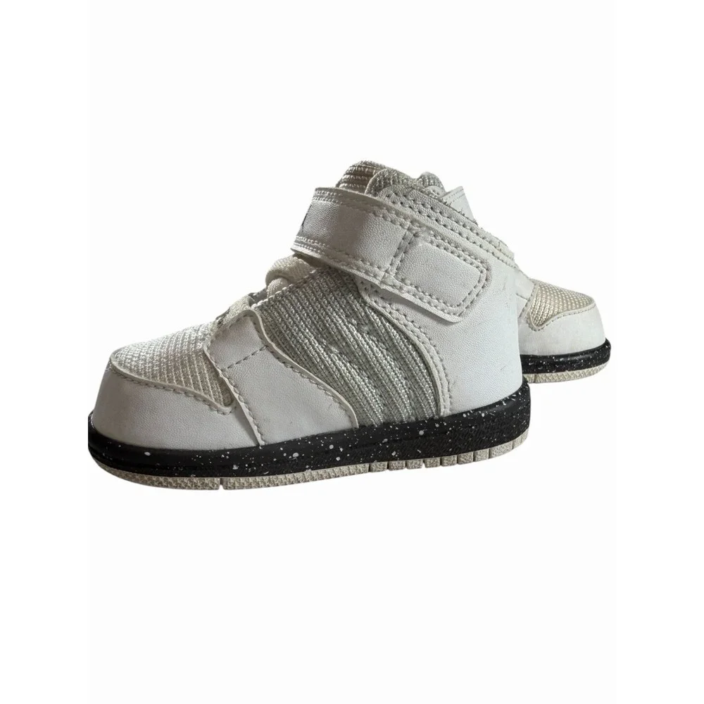 Baby Toddlers Sz 6c‎ Air Jordan High Tops Gray Black White 351028-002